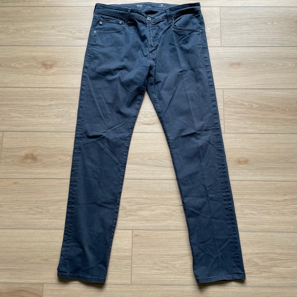 AG Adriano Goldschmied The Tellis Modern Slim Pants Navy Blue 36x34 1783SUDNHS